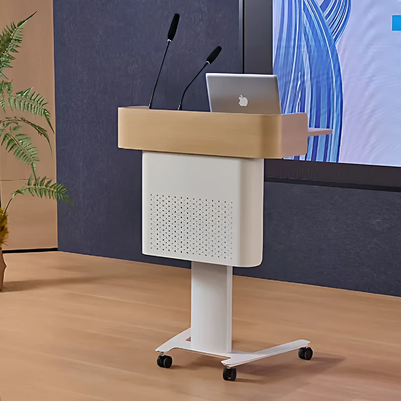 

Lifting Podium Teacher Wheel School Conference Office Table Master of Ceremonies Podium Welcome