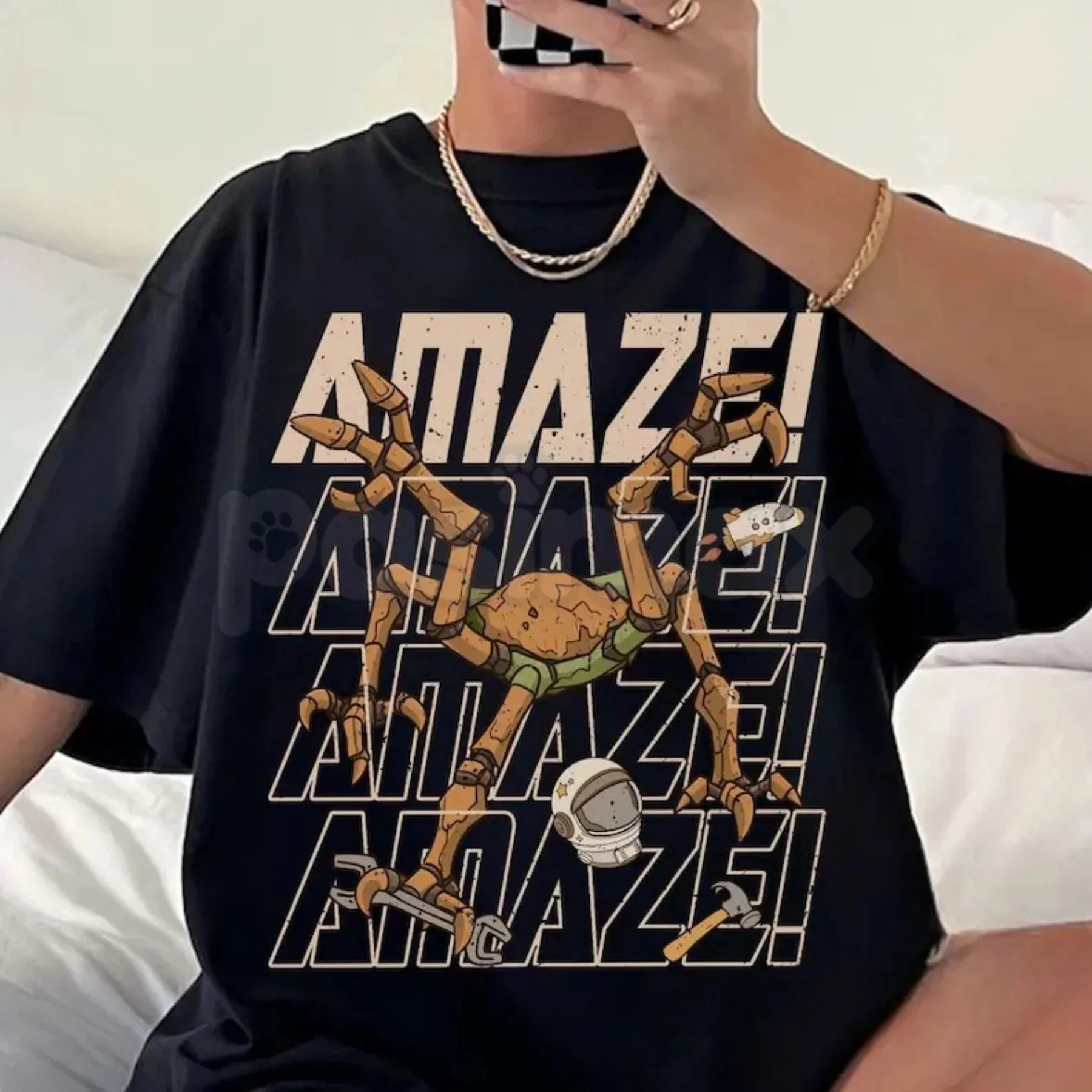 Película: Proyecto Hail Mary Rocky AMAZE! Camiseta gráfica unisex 100% algodón Andy Weir 2026, nueva moda de verano Y2k, camiseta de manga corta
