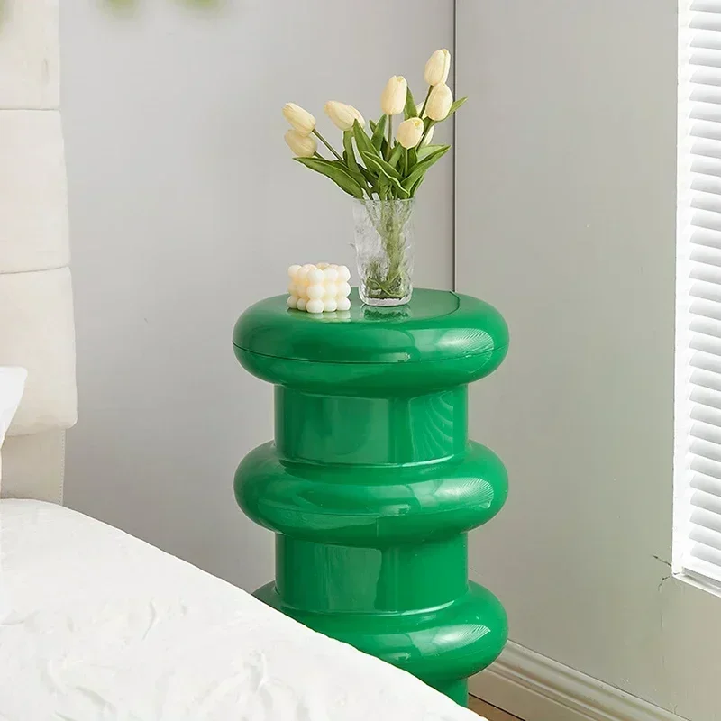

Side Table Coffee Modern Round Nordic Furniture Dining Bedside Tables Middle Coffee Table Room Lightweight Aesthetic Room Hall