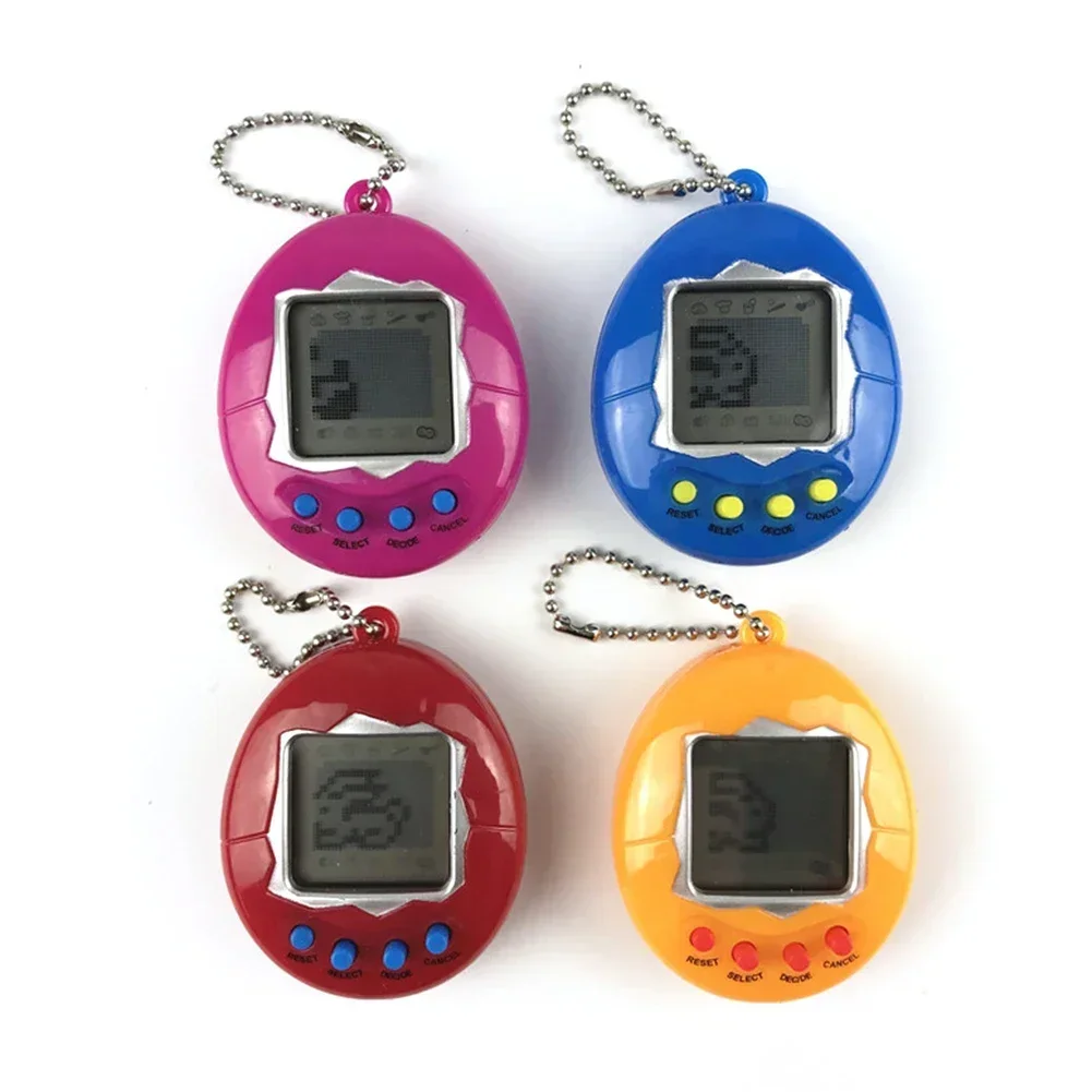 1 Stück elektronische Haustiere Tamagotchi 90er Jahre nostalgisch 168 Haustiere in einem virtuellen Cyber-Digital-Haustierspielzeug Pixel lustiges Geschenk Spielspielzeug