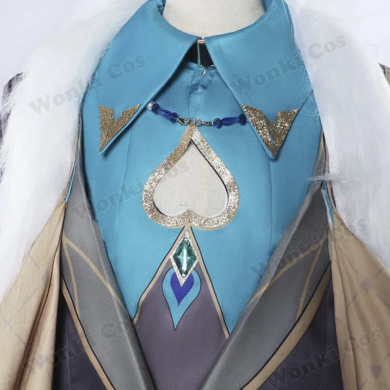 Star Rail Авантюрин Косплей Костюм Парик Волосы для игры Авантюрин Косплей Костюмы Вечерние Карнавальные наряды