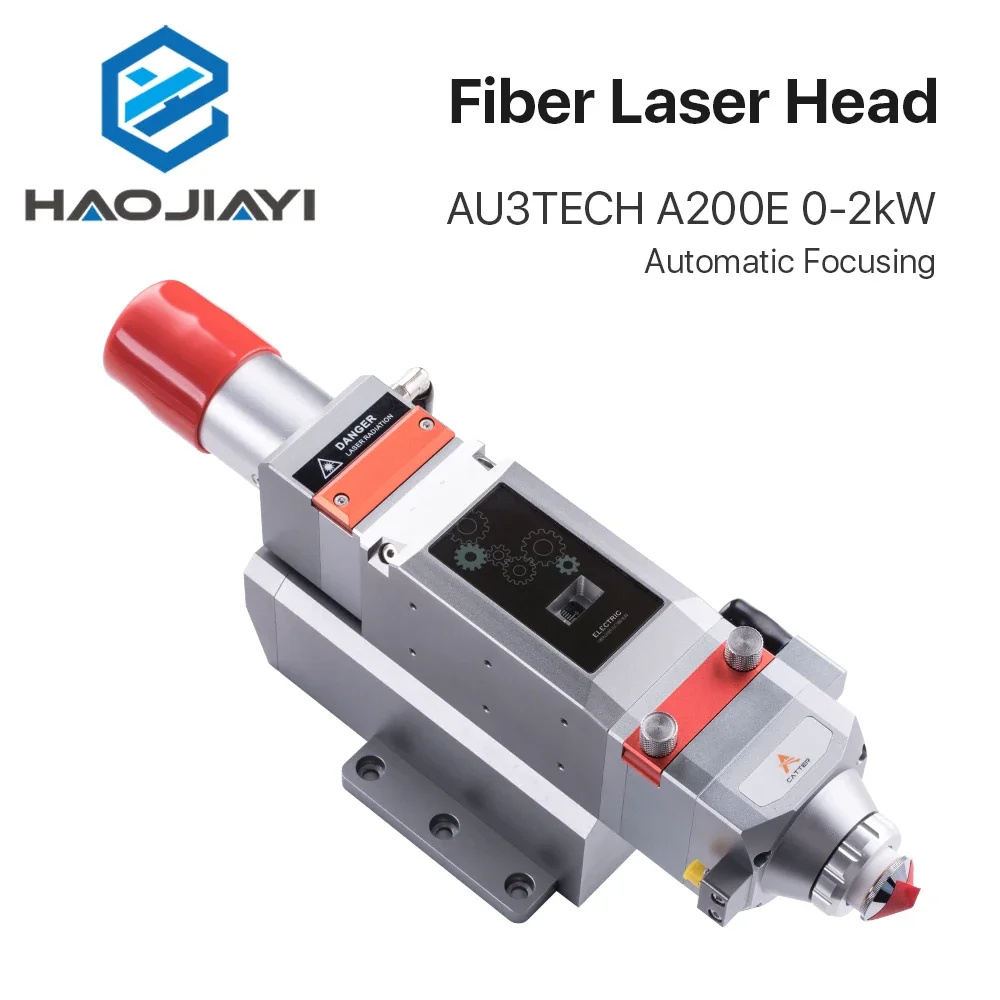 

Fiber Laser Head AU3TECH A200E 0-2KW Automatic Focusing D30 CL100 FL125 for Laser Cutting Machine