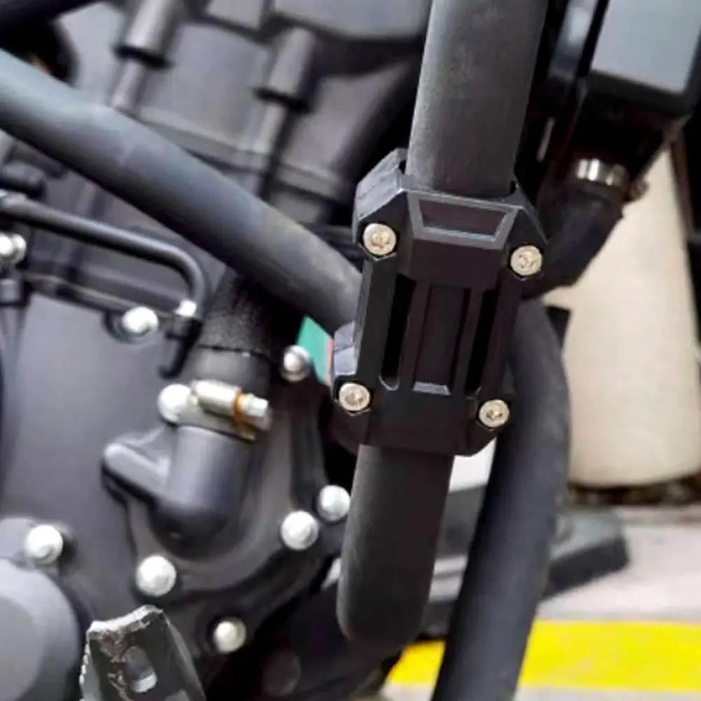 Protector de motor para parachoques de motocicleta, bloque de protección de 22/25/28mm, almohadilla anticaída, pegamento Protector antiarañazos, pegamento de nailon para frotar P8O5