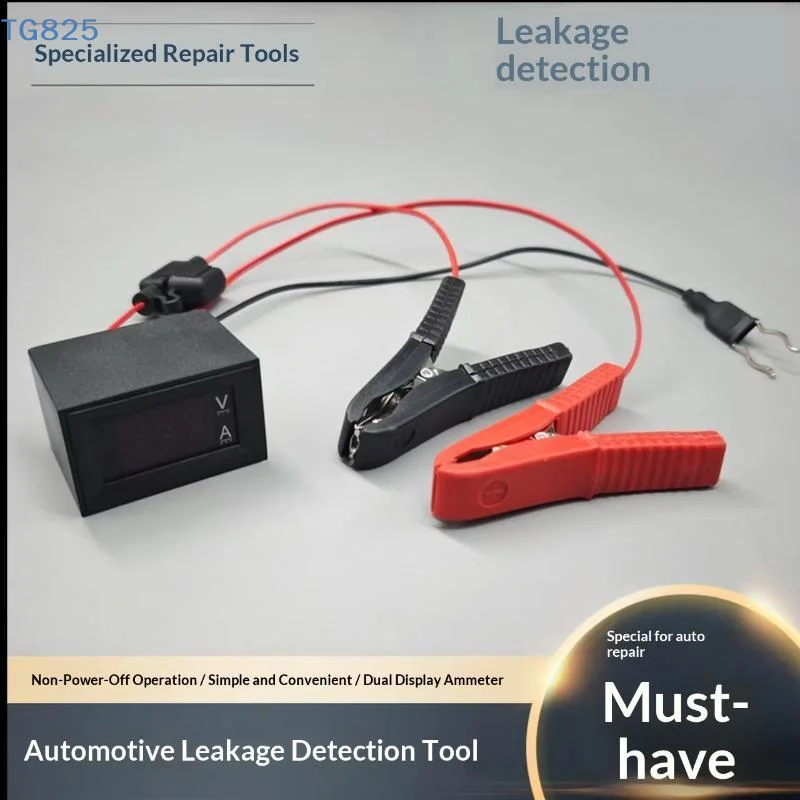 【AN】Vehicle Battery Leakage Detector User-friendly Precise Tester Lightweight for DIY Car Enthusiasts Daily Vehicle Check 1PC