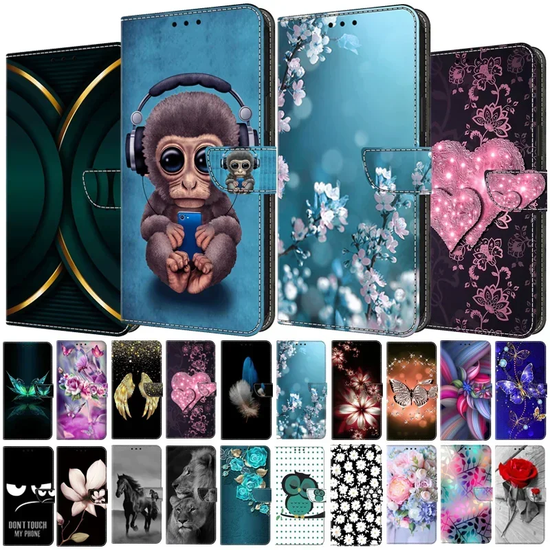 Hot Sell Case For Honor 90 Lite Honor 90 Pro Stand Wallet Case for Honor90 Honor 90lite Fashion Case Protect Case Leather Cover