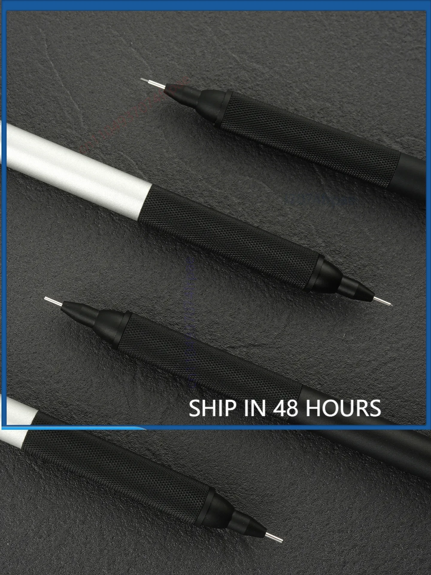 For Luddite TechDraw 2 Metal Drafting Pencil Solid Brass Internal Structure Aluminum Body Precision Drawing Mechanical Pencil