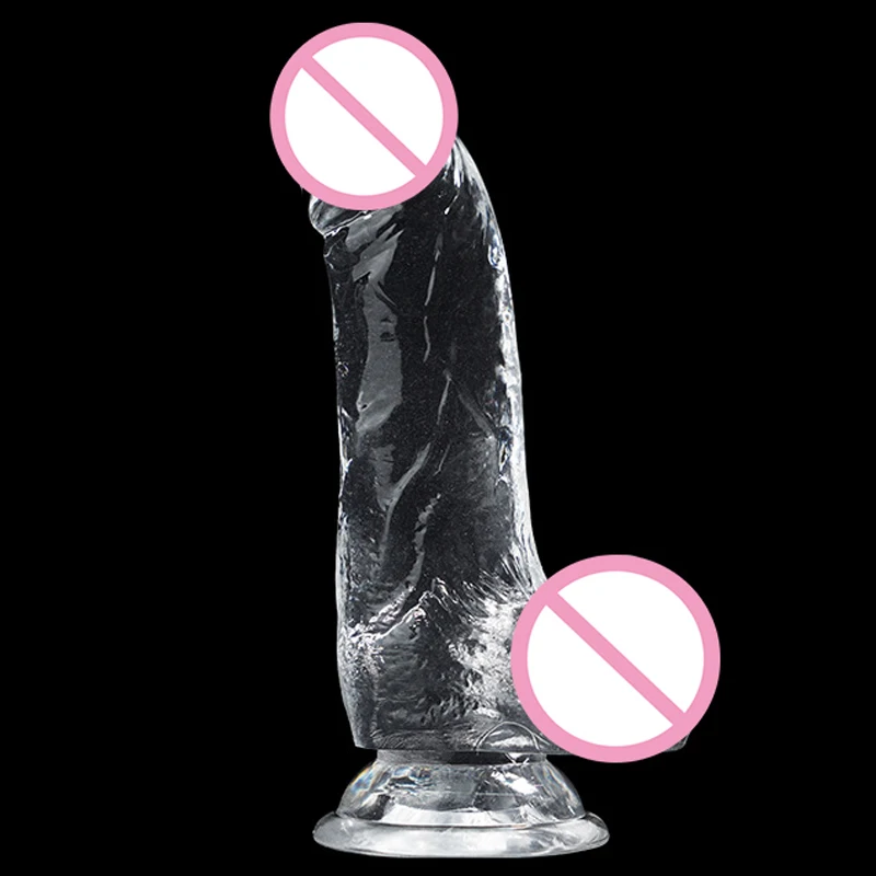 Soft Jelly Dildo Suction Cup Dildo Realistic Penis Female Masturbator Clitoral Stimulator Big Dick Lesbian Sex Toys For Women