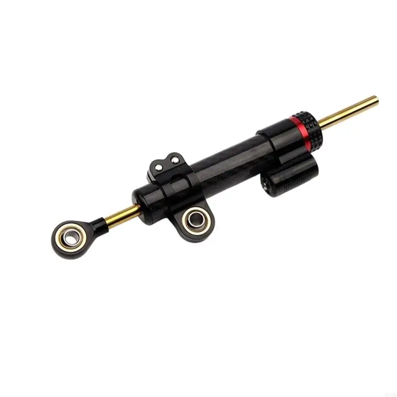 M76E Motorrad-Lenkungsdämpferstabilisator mit Ösenanschlüssen, einstellbarem Widerstand und kurzem 252-mm-Körper für die Straße – Detail 10