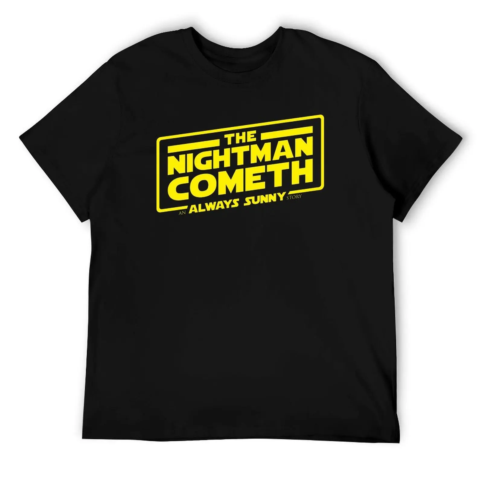 Футболка с логотипом The Nightman Cometh SW, персонализированная футболка, мужская хлопковая футболка