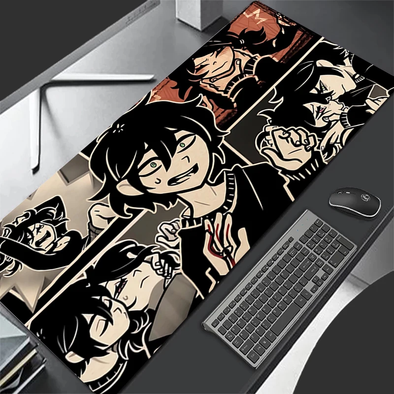 Mousepad Pattern Mouse Pad Desk Mat Computer Gaming HD Keyboard Pad Rubber Mat Non Slip The Coffin Of Andy And Leyley Mouse Mat