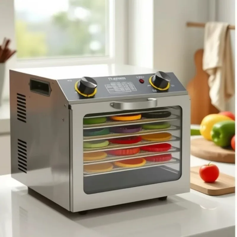 

New knob fruit dryer food dryer drying fruit and vegetable meat seafood low noise fruit dryer 110V