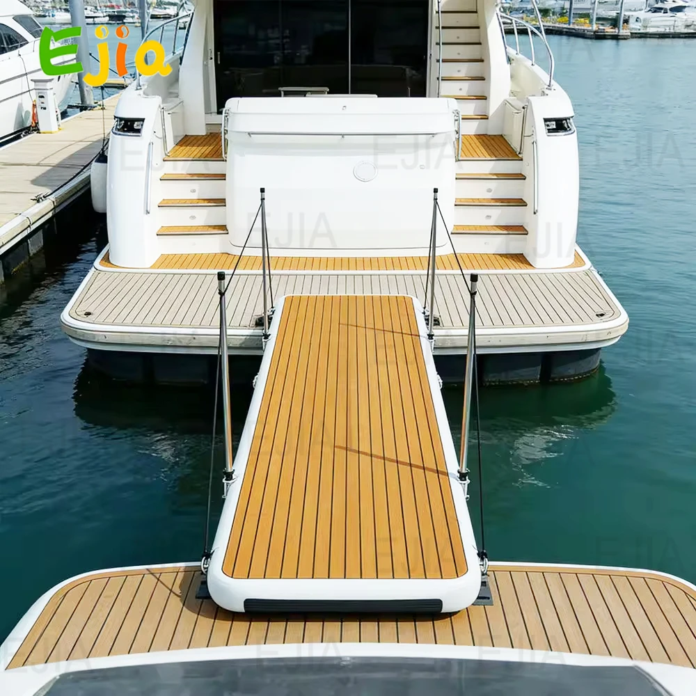 Plateforme flottante gonflable portable EU Warehouse Citywalk pour piscine, yacht et bateau