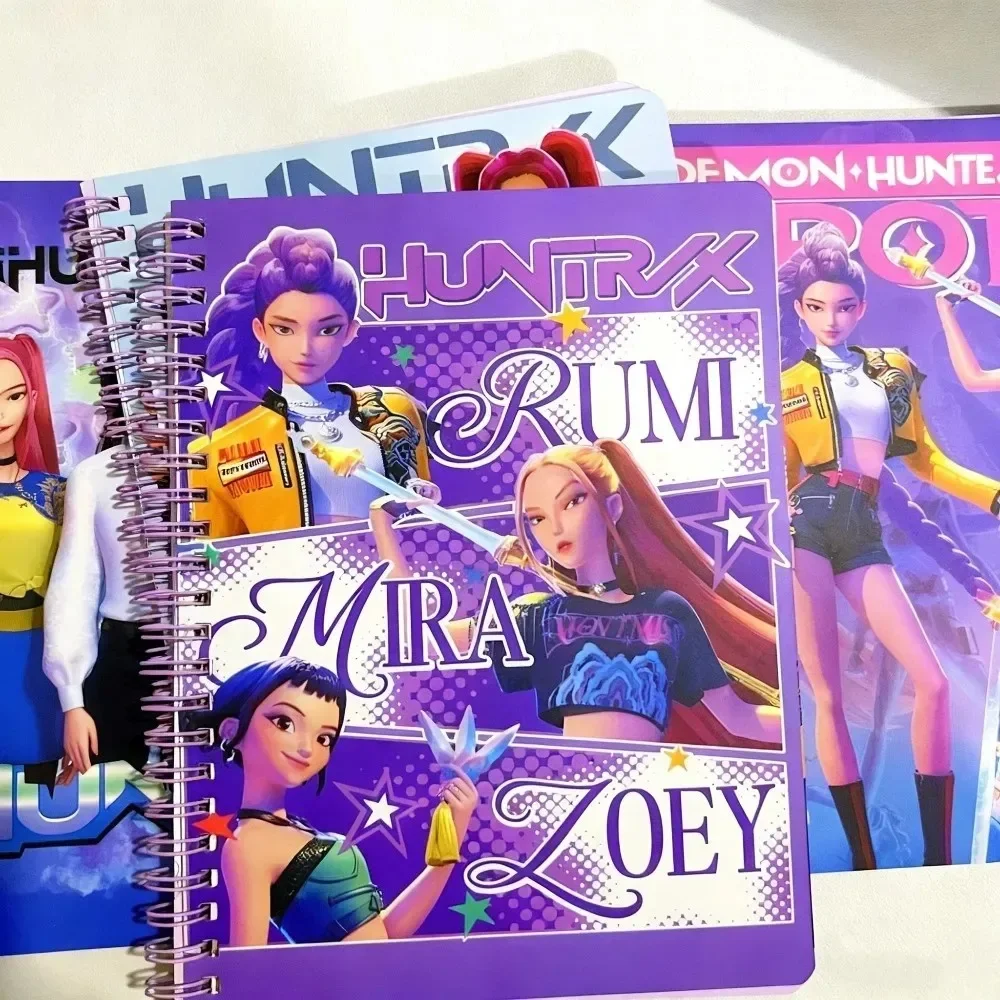 Rumi Mira Zoey Novo conjunto Kpop série portátil notebook e bonecas musicais-pacote com 3 cores de alta belezapresente de papelaria criativa para meninas