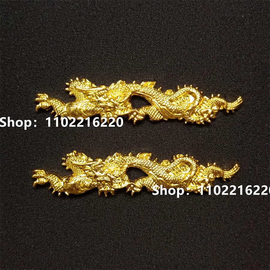 

2 Piece Gold Alloy Menuki Katana Tsuka Handle Fittings Sword's Parts For Japanese Samurai Sword Tachi Wakizashi DIY Accessory