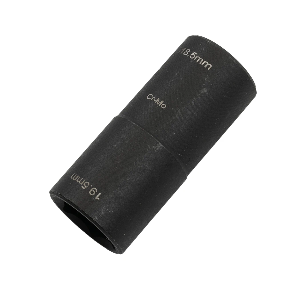 1/2 Dr 18.5 ミリメートル × 19.5 ミリメートル破損したラグソケットツール深い長さフリップインパクトセットホイールナット取り外しスリーブタイヤスリーブツール車 Accesso