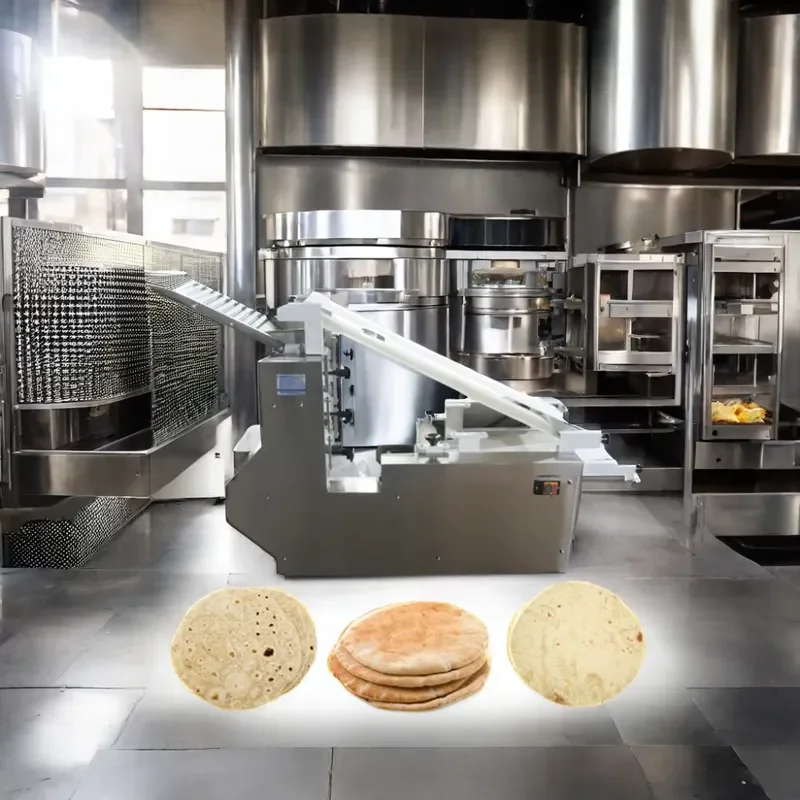 110V 220V Stainless Steel Automatic Naan Roti Iraqi Bread Samoon Making Machine Pita Bread