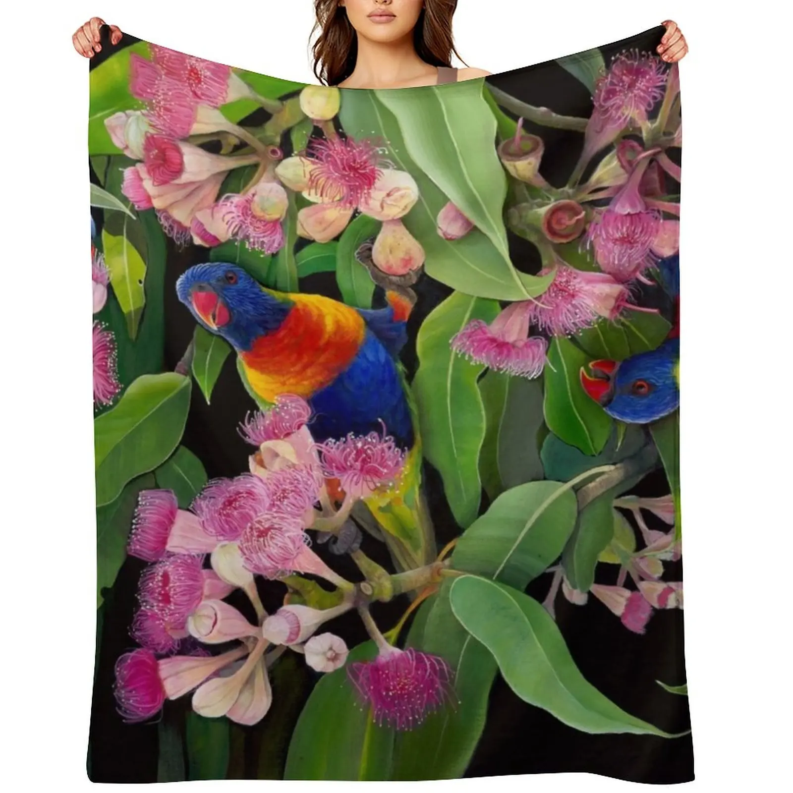 

Lorikeet Gems Throw Blanket Thins Hair Blankets Sofas Of Decoration Luxury Brand Blankets