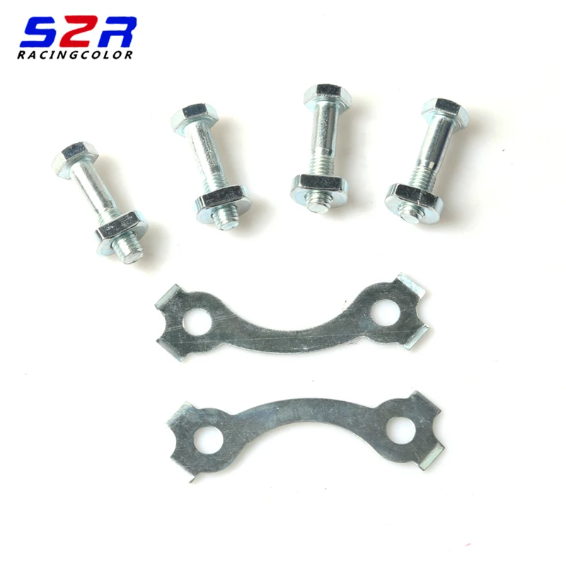 Motorcycle Rear Sprocket Retainer Locker Bolts Washer Nut for YAMAHA YBR125 YBR 125 Dirt Bike Clutch Hub Buffer Bolt Screw