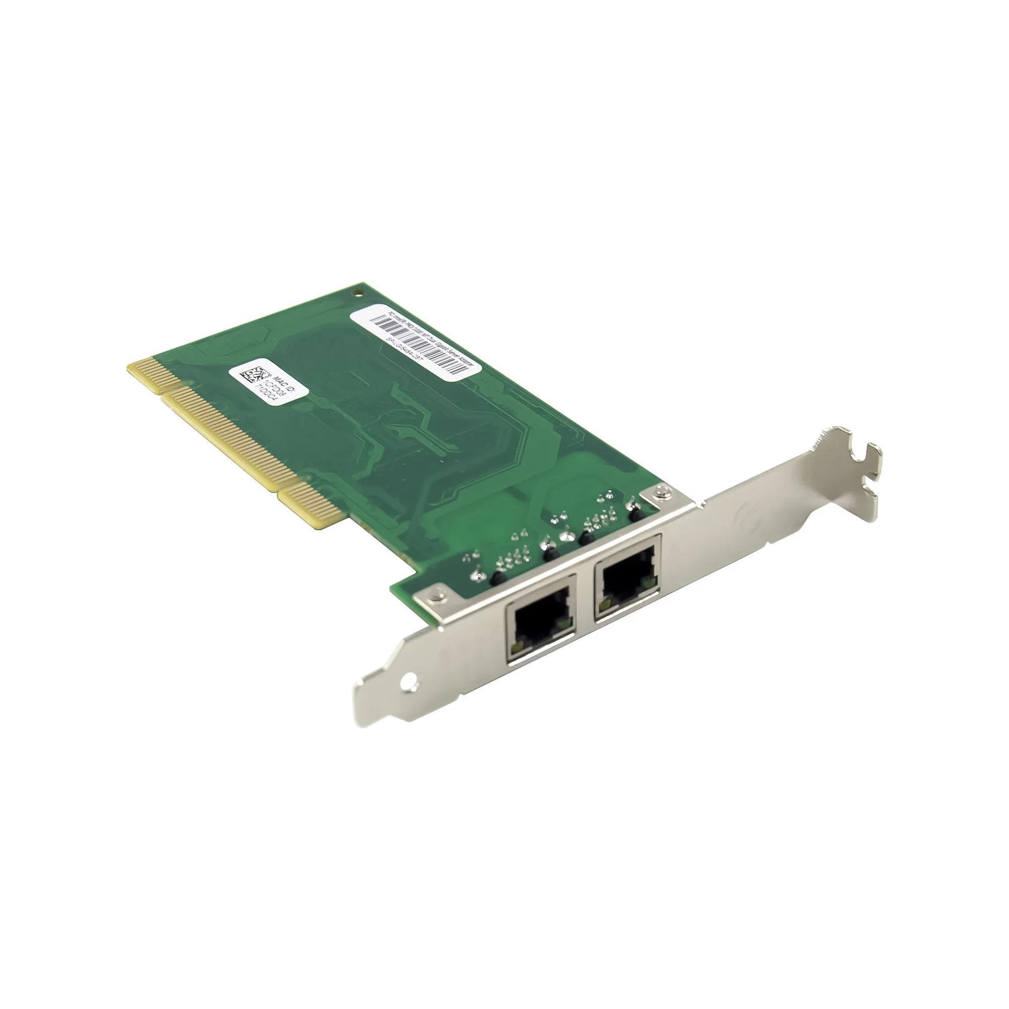 محول شبكة خادم PCI ثنائي RJ45 بمنفذ جيجابت 10/100/1000 ميجابت في الثانية مع بطاقة شبكة Intel 82546 NIC