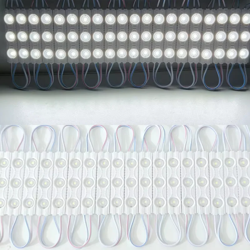 500pcs DC12V 2835 3LED Module Injection Outdoor Waterproof IP67 Strip Light for Shop Signboard Advertisement Sign Letter Decor