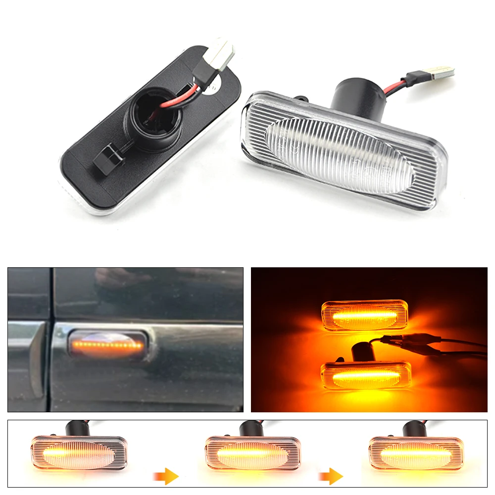 

Car Accessories Side Repeater Lamp For Opel Omega B Stufenheck Caravan LED Dynamic Turn Signal Lights