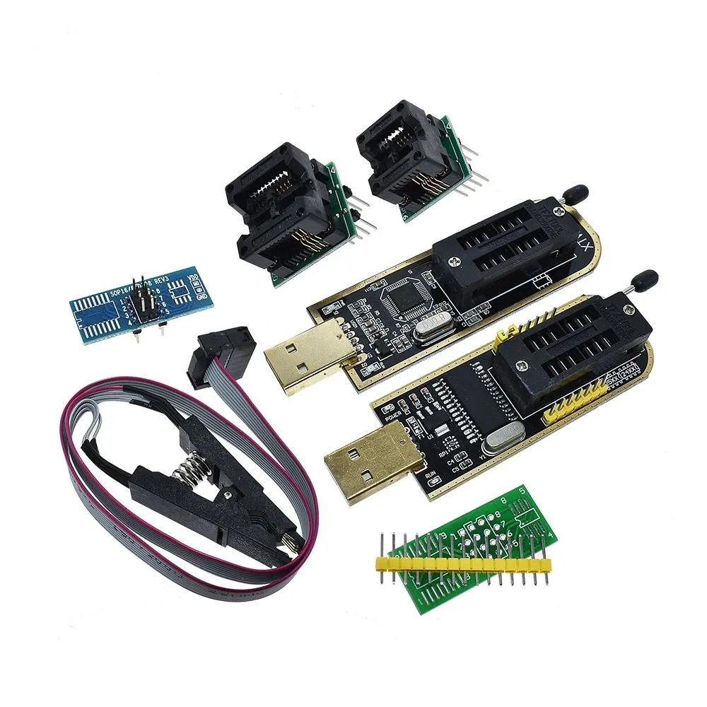 XTW100 CH341A programator USB ze sterownikiem oprogramowania 24 seria 25 EEPROM Flash BIOS SPI FLASH płyta główna wielofunkcyjna aktualizacja