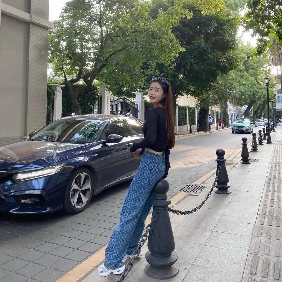 2024 Women Fashion Denim Jeans Harajuku Loose Wide Leg Long Pants Woman Casual Streetwear Baggy Demin Trousers Female Clothes