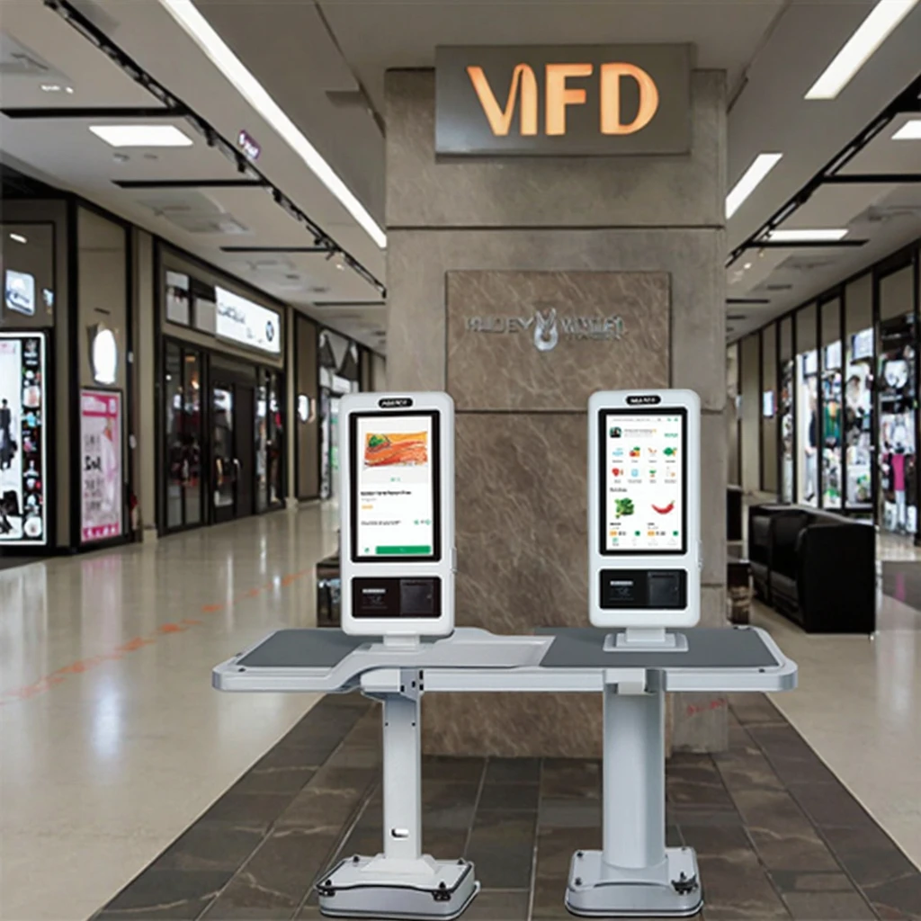 

Киоск самообслуживания для заказа товаров в супермаркете (ATV&UTV), автомат для заказа еды, мобильный киоск-тележка