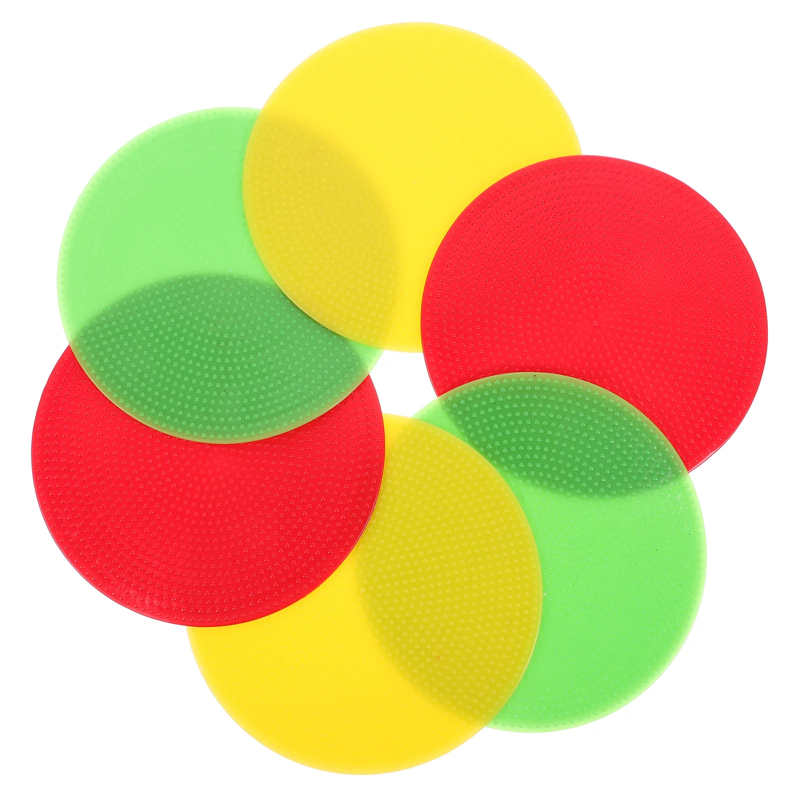 6 Pcs Soccer Training Sign Pad Landmark Mat Football Exercising Tool for Sports