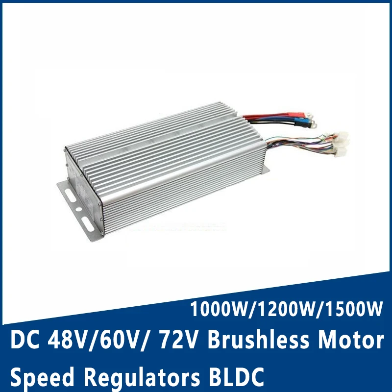 

1000W/1200W/1500W DC 48V/60V/ 72V Brushless Motor Speed Regulators BLDC Speed Controller for Electric Bicycle Motorcycle