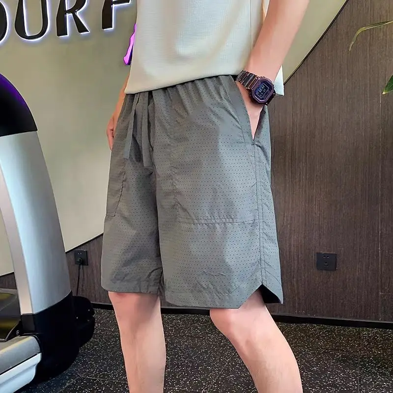 

Mesh Baggy Breathable Quick Dry Sports Men's Shorts Luxury Fashion Thin With Free Shipping In Bulk Small Size Male Short Pants