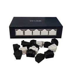 RJ45 Network Port Dust Plug LAN Cable Interface Plug Router Computer Switch Silicone Sealing Plug Rubber Plugs