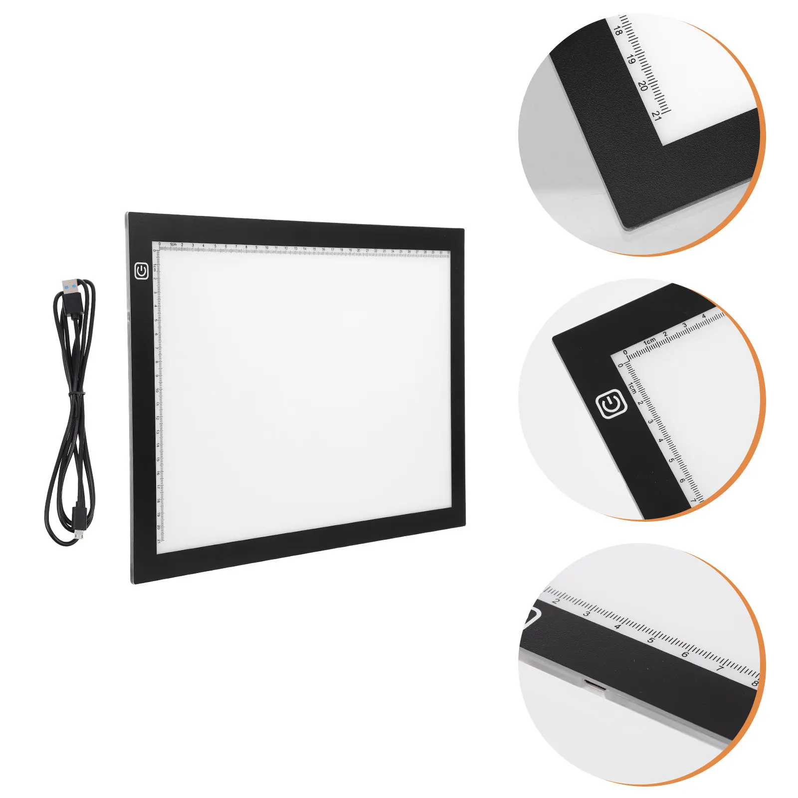 1Set LED Drawing Board High-Transmittance LED Lamp Portable Tracing Light Box for Painting Calligraphy Engineering Design