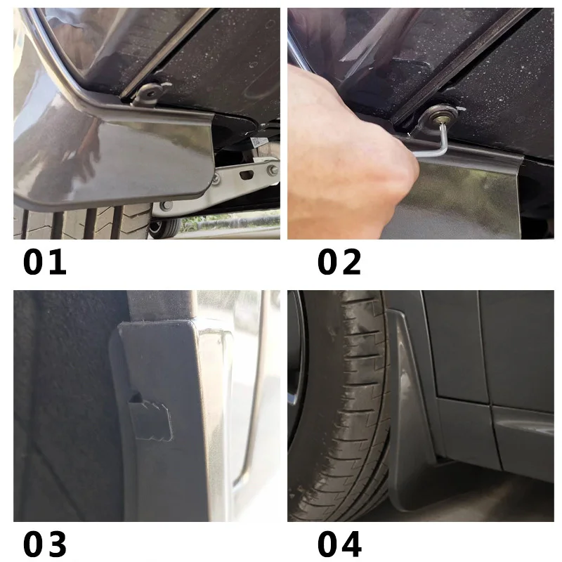 Für Li Xiang L6 L7 L8 L9 2022-2024 Auto Vorder- und Hinterrad-Schmutzfänger Reifen-Schmutzschutz L7 Schmutzfänger L9 Auto-Schmutzfänger Spritzschutz Abdeckung – Detail 11