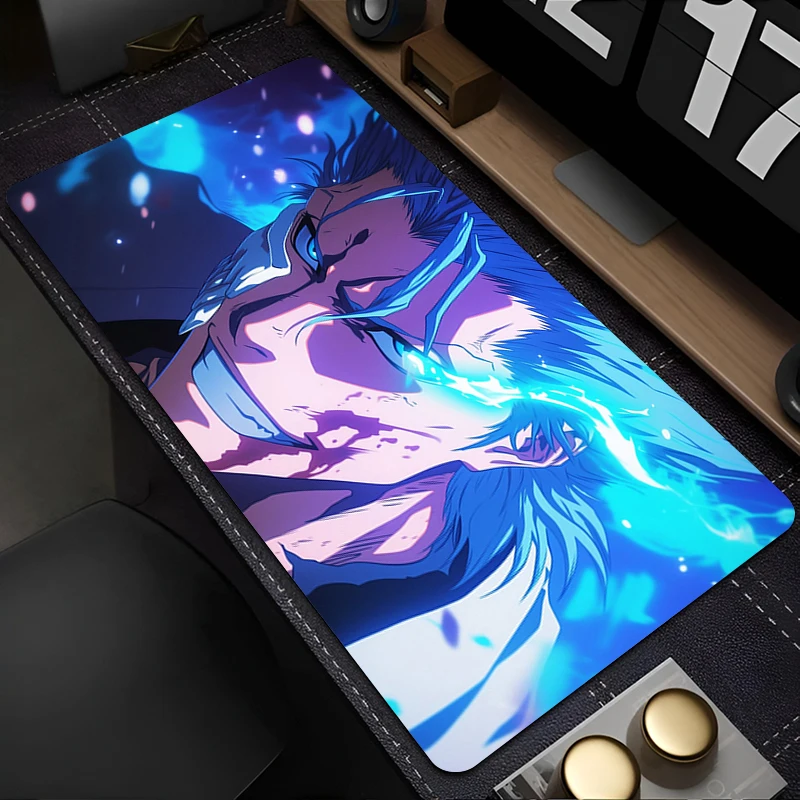 Japan Anime XXL Gaming Muismat Bleach Grimmjow antislip Bureau Mat Pc Gamer Uitgebreide Toetsenbord Pad Laptop Kantoor Kast mousepad