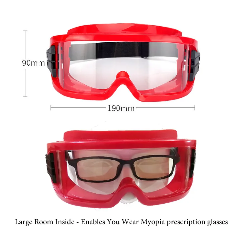 Firefight Fireproof Safety Glasses Anti-Splash Impact-Resistant Work Safety Protective Glasses For Fire Rescue Eye Protector