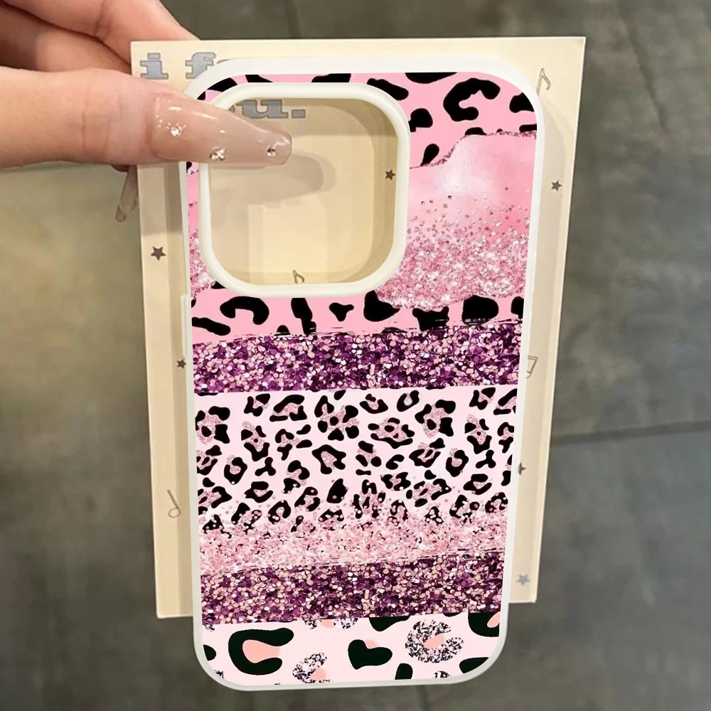 Luxuriöse Leopardenmuster-Hülle für iPhone 17 15 16 14 Pro Max Case Plus für iPhone 13 11 12 ProMax XS XR 8 Plus Sturzsichere INS-Hüllen – Detail 4