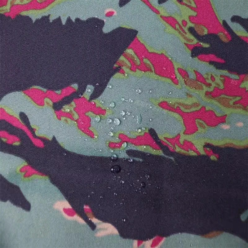 500D Nylon Miami Tiger Stripe Camouflage Fabric Waterproof Cloth PU Coating Military Vests Luggage Sub-bag DIY
