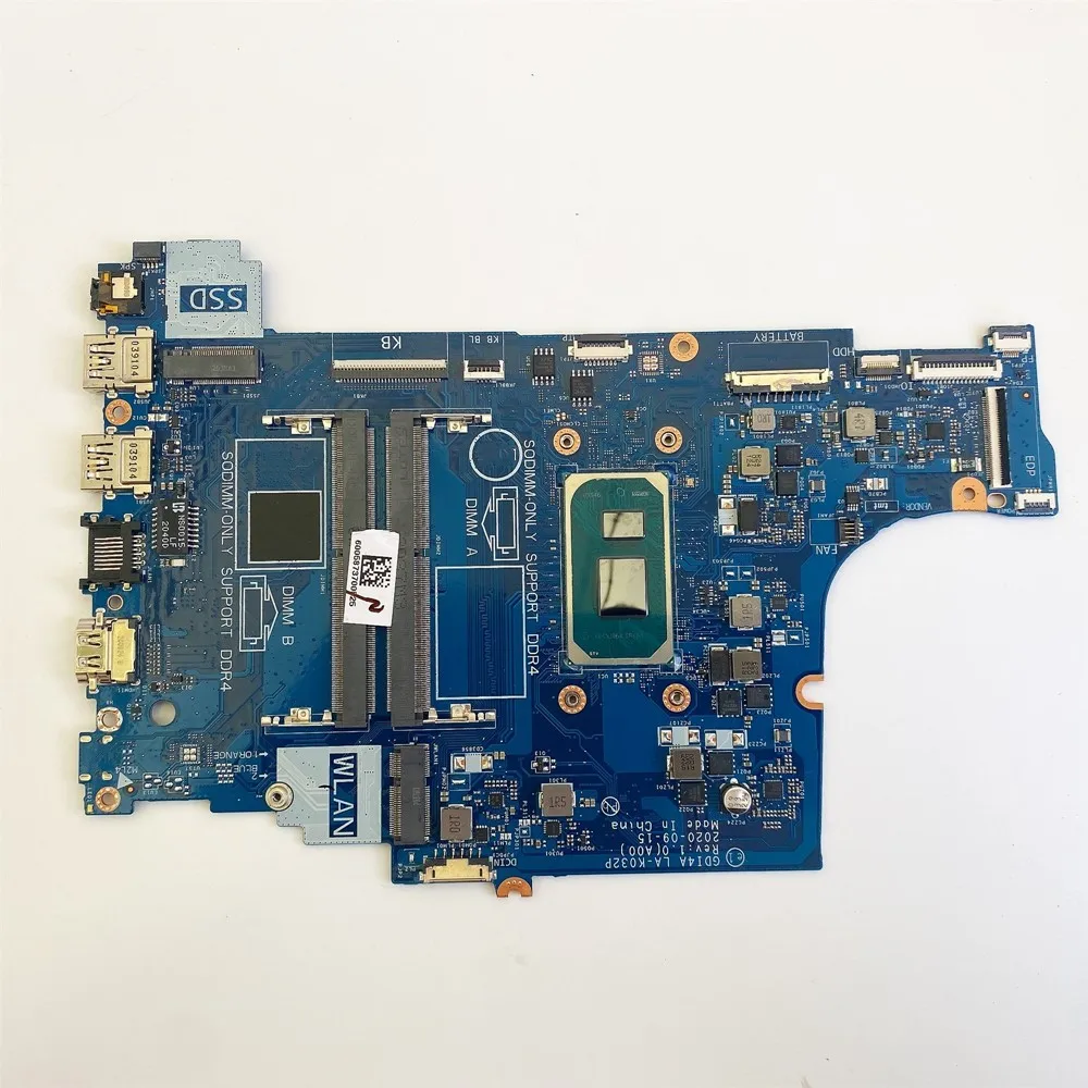 LA-K032P For Dell Inspiron 15 3501 Vostro 3400 3500 Laptop Motherboard With CPU i3-1115G4 CN 7HC6F X9TX0 100% Test OK