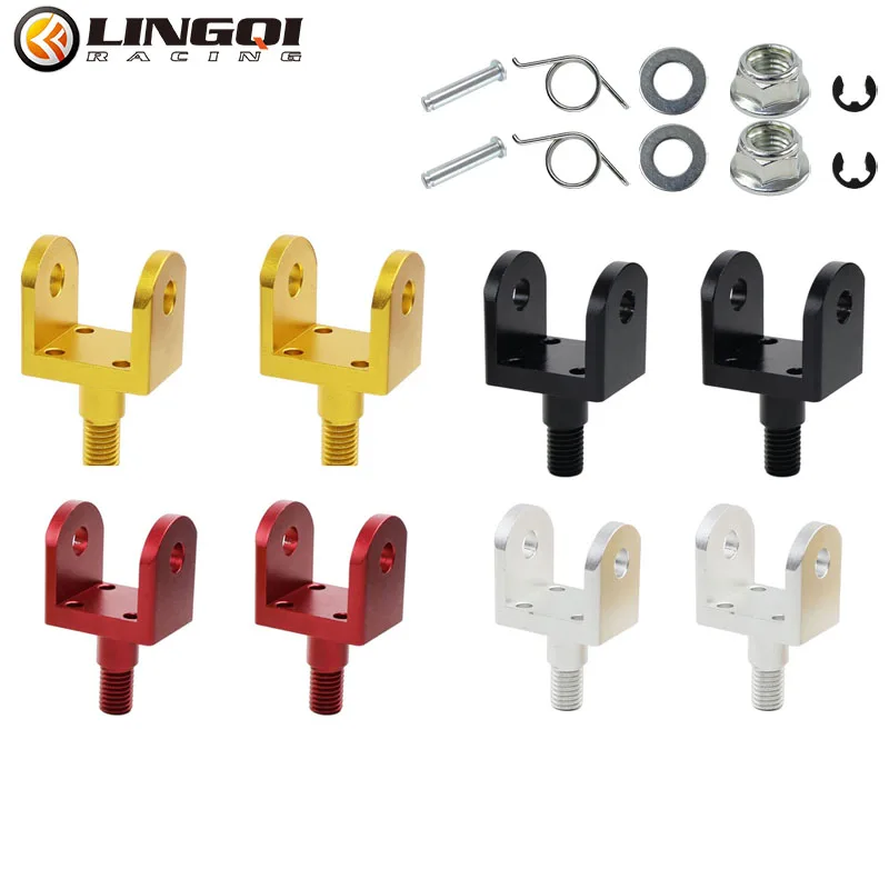 LINGQI Foot Pedal Connection Bracket Pit Dirt Bike Feet Peg Footrests Kit Mount For Talaria Sting  Light Bee X E-bike
