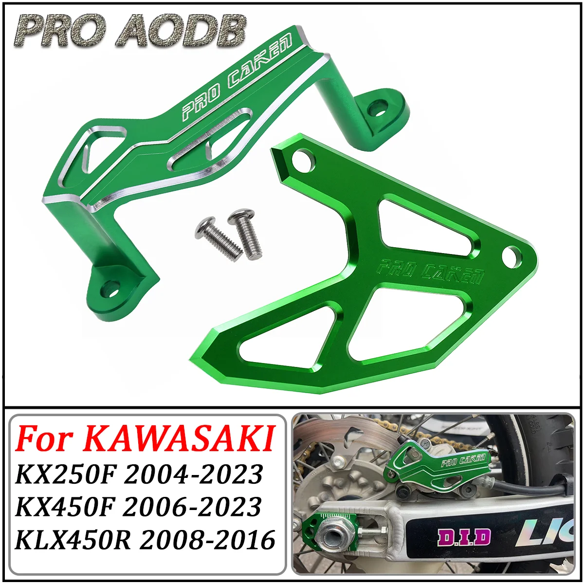 

Motorcycle Rear Brake Disc Caliper Guard Protector For Kawasaki KX250F KX450F KX450 KLX450R KXF 250 450 KX 250F 450F 2004-2023