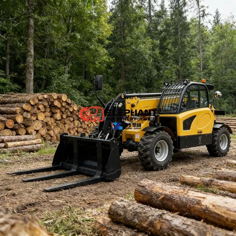 Hot Sale Compact Telehandler Telescopic Forklift for Tight-Space Construction, Barn Use, and Multi-Level Storage Tasks