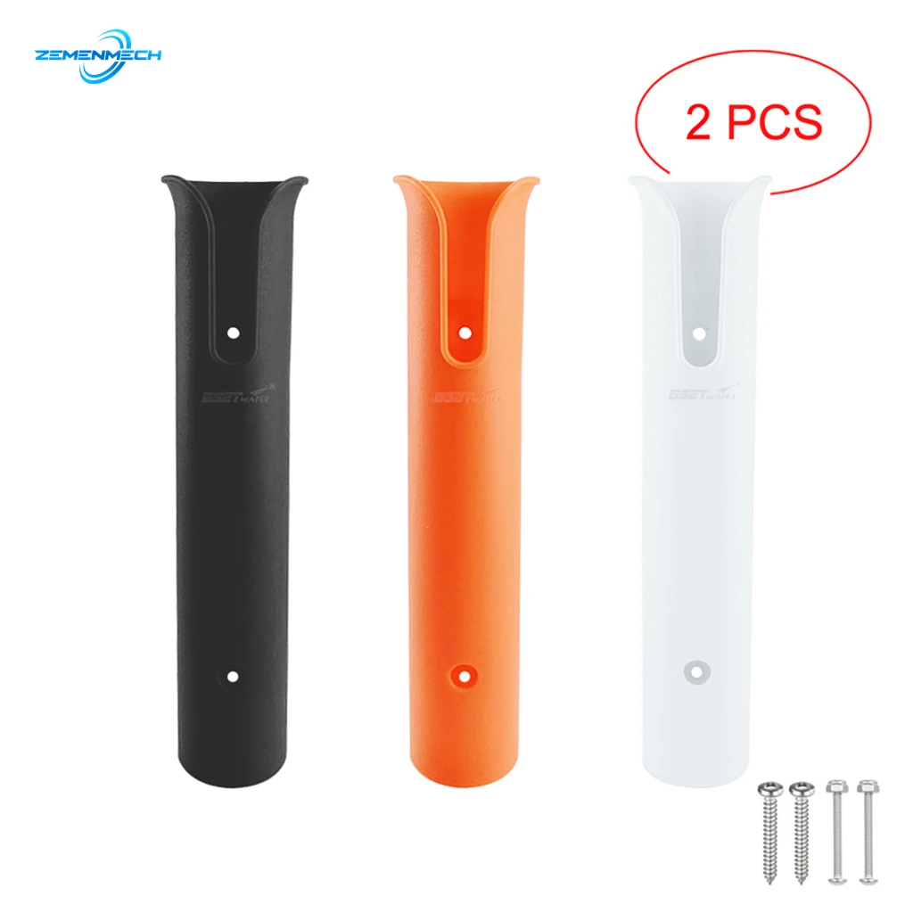 2ชิ้นขาตั้งสำหรับเบ็ดตกปลาชั้นวางของแบบพกพาน้ำหนักเบาหมุนทนทานเสายึดท่อซ็อกเก็ตแร็ตอุปกรณ์เสริมเรือ