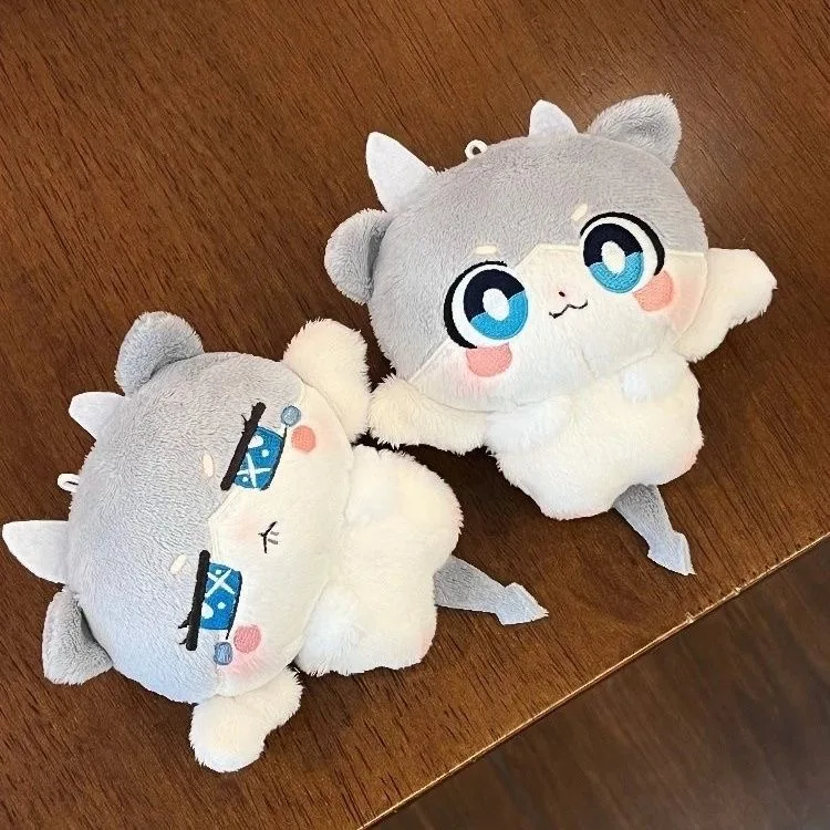 [Star Sky Railway] Bigy Coconut White Ears Cosplay Attribute Fan 10cm Beast Body Muñeca de algodón