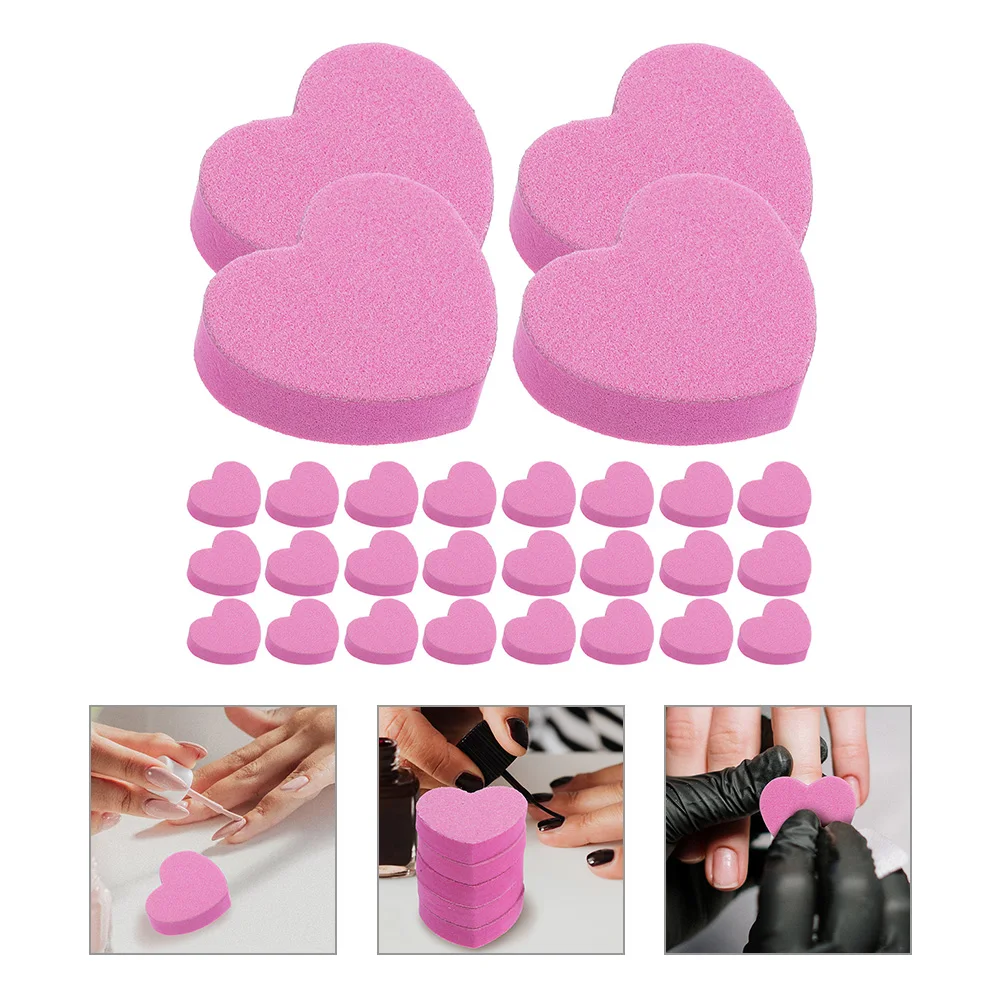 100 Stuks Nagelvijl Gereedschap Stevige Spons Nagelvijl voor Vormgeven Trimmen Harde Dikke Nagels Draagbare Salon Thuis Manicure Pedicure