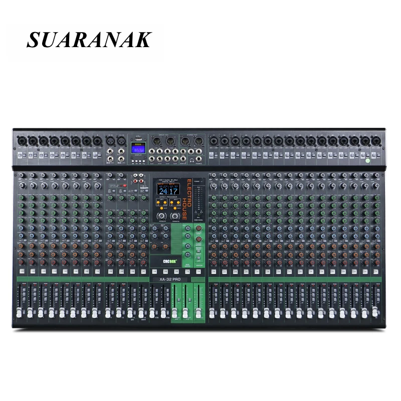 Professional 32-Channel USB Audio Mixer Sound Card Stage Equipment Console
