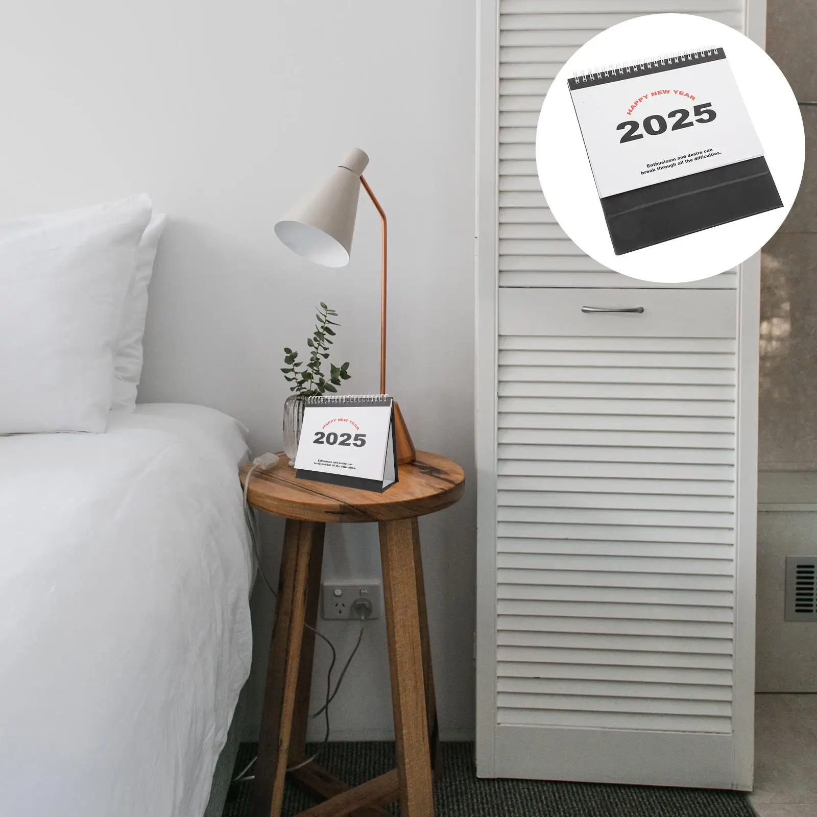 สํานักงานรายเดือนปฏิทินตั้งโต๊ะเวอร์ชันภาษาอังกฤษสําหรับสมุดบันทึกพลิกปฏิทินขนาดเล็กขนาดเล็ก