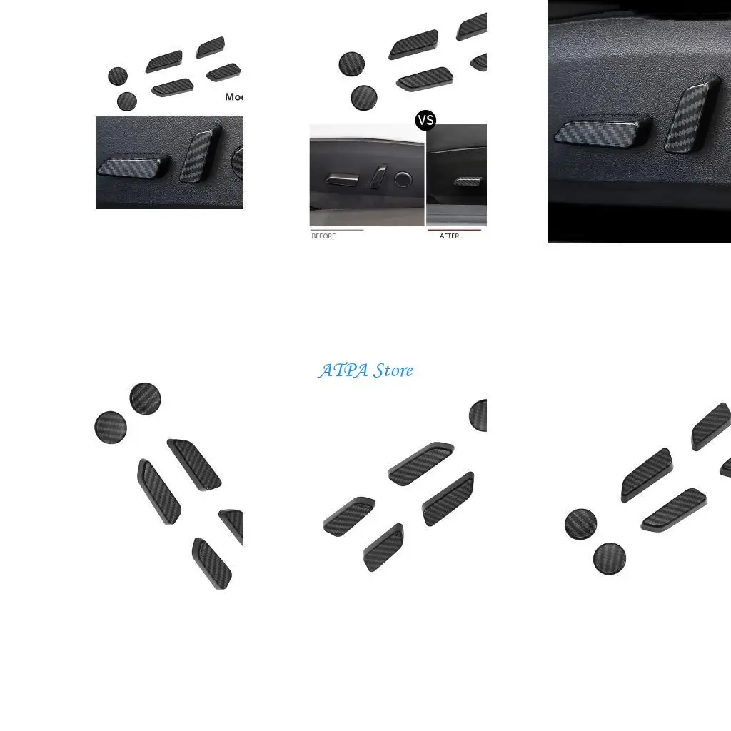 

U13C Car Adjustment Button Cover Decor Protective Button Cover for