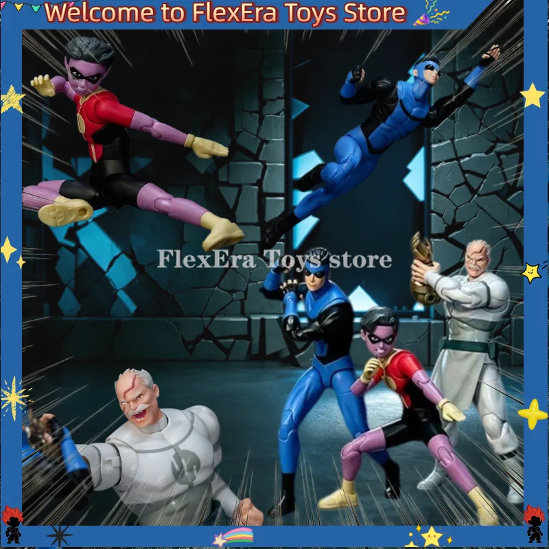 Précommande Déc. 2026 Jada Toys Invincible Mark Grayson Conqueror Oliver Figurine articulée, Jouet de collection, Cadeau