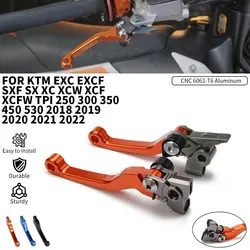 Motorcycle 2022 CNC Brake Clutch Lever For KTM EXC EXCF SXF SX XC XCW XCF XCFW TPI 250 300 350 450 530 2018 2019 2020 2021 2022